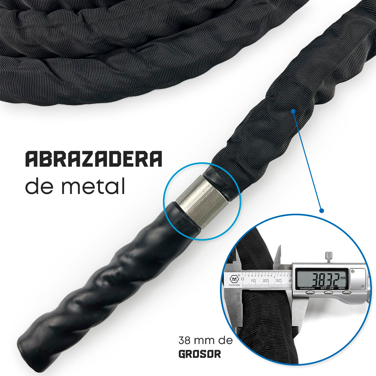 Cuerda de batalla + anclaje