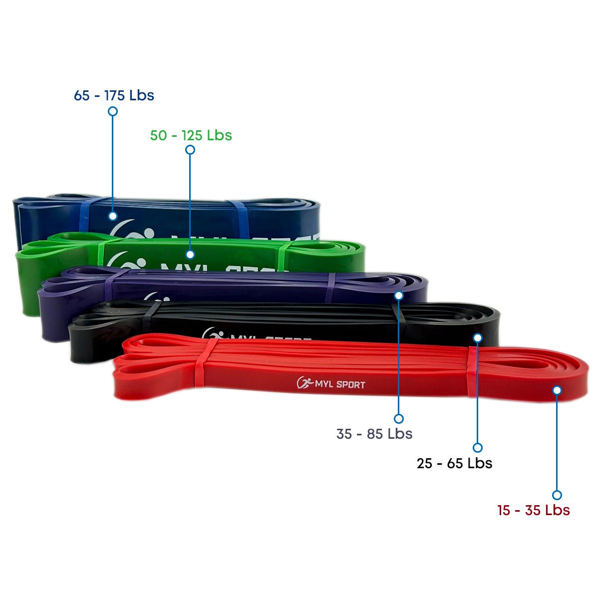 Ligas de Asistencia (5pcs) + Bolso de regalo