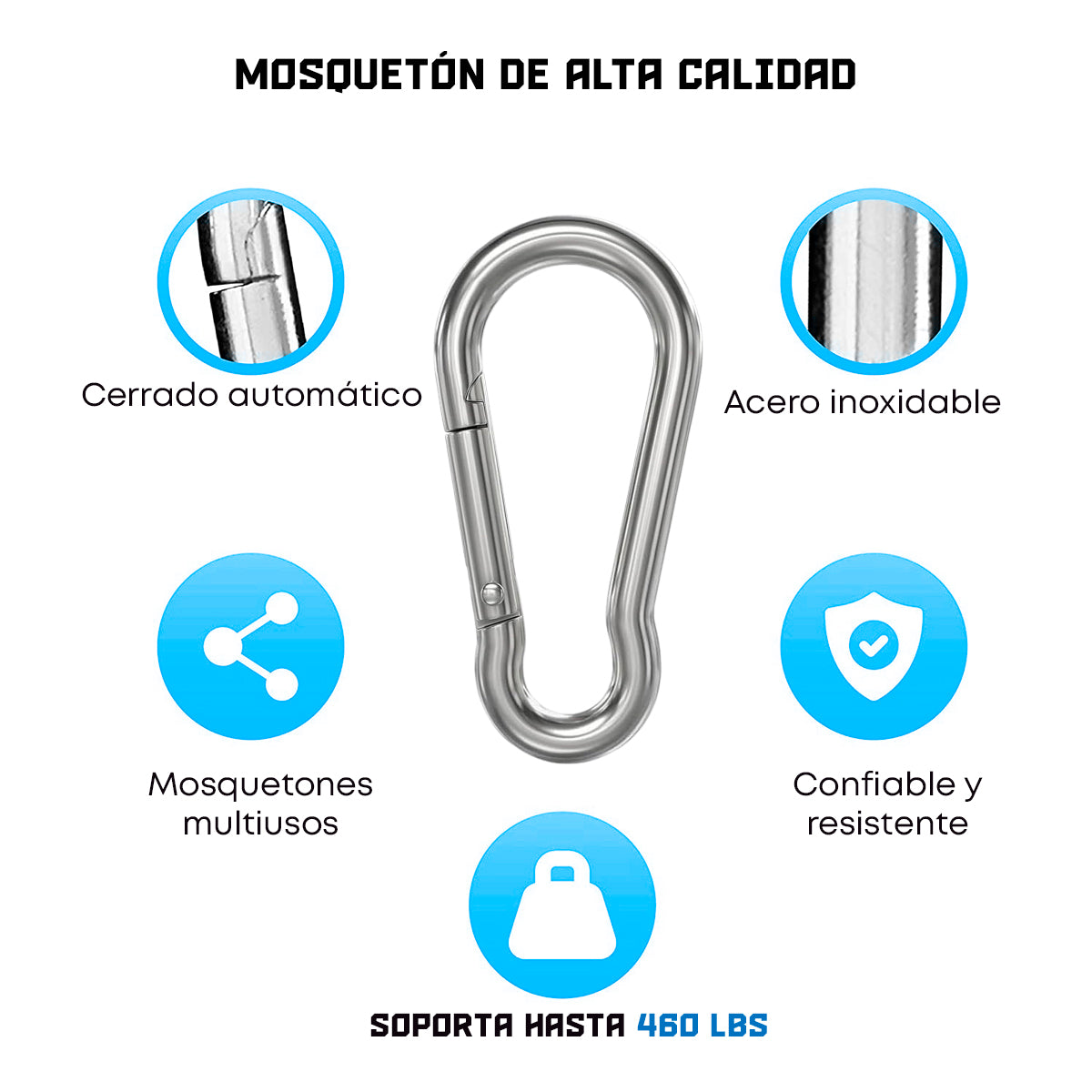 Mosquetón - Pack 10