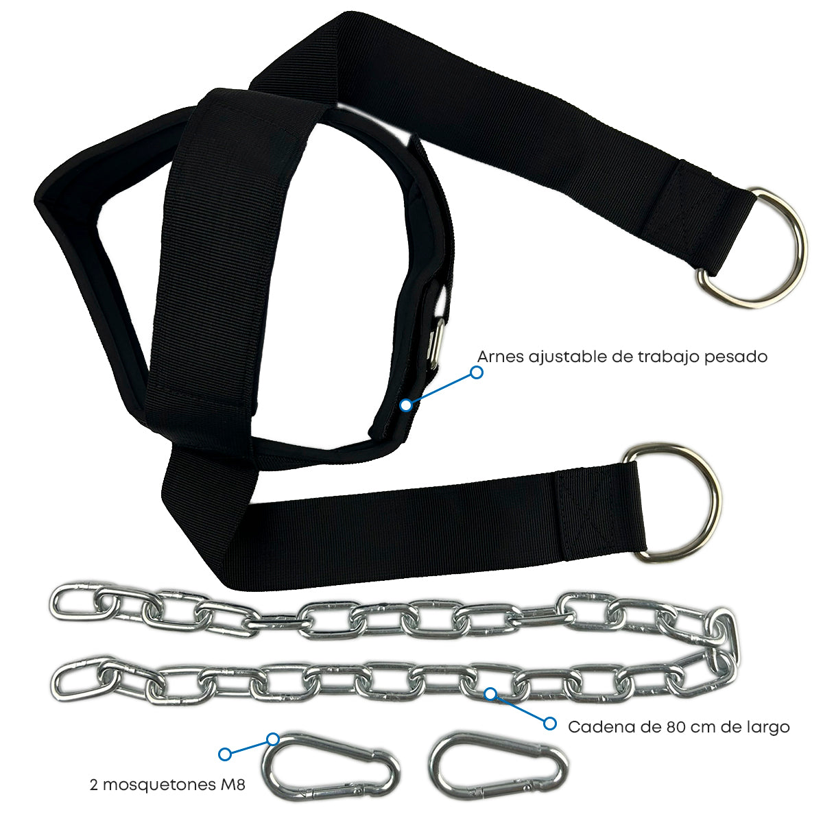 Arnes para entrenamiento de cuello