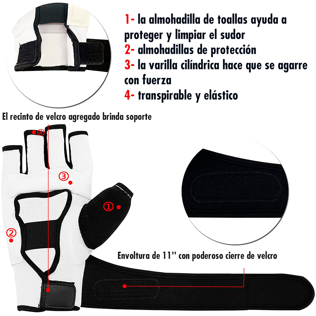 Guantes taekwondo