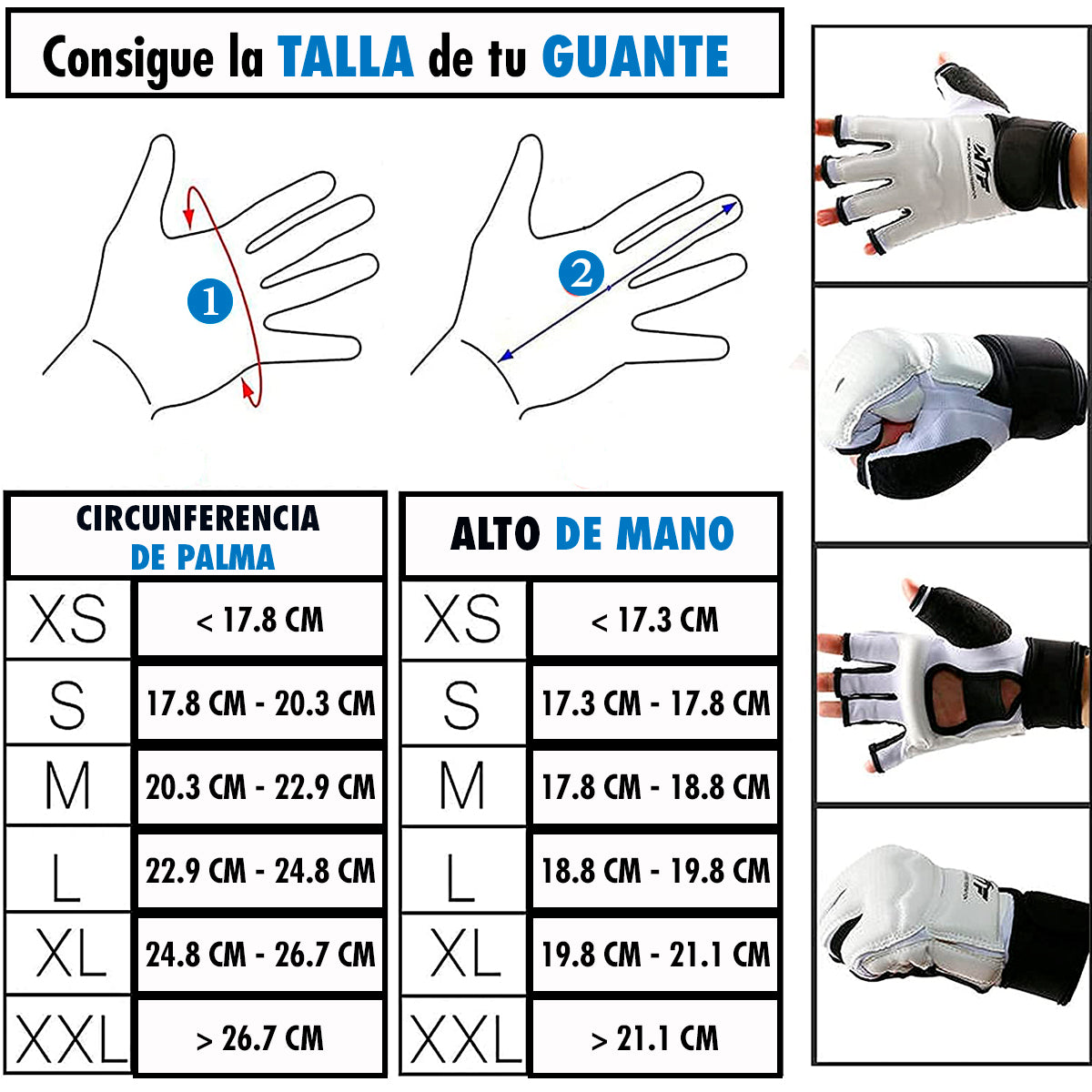Guantes taekwondo
