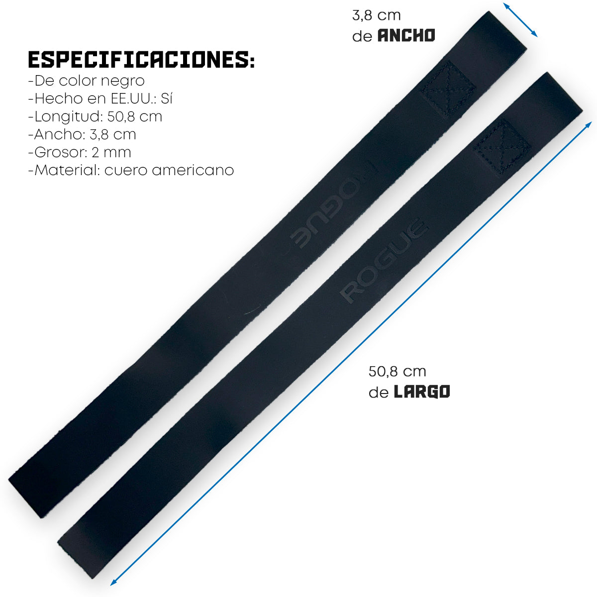 Strap de cuero - Negro