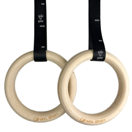 Set de anillas de madera