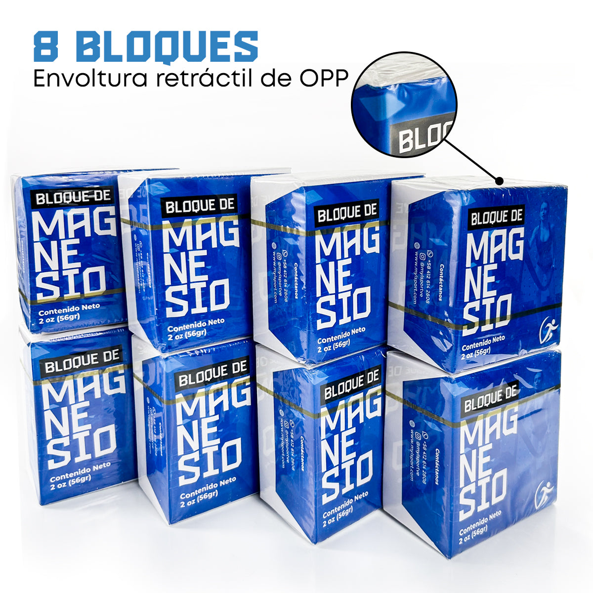 Caja de magnesio - Pack 8