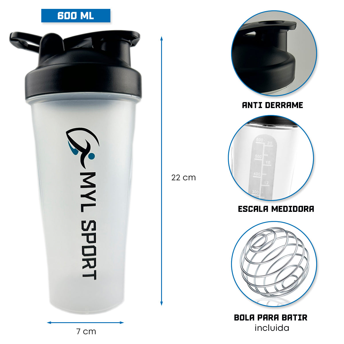 Shaker - 600 ml